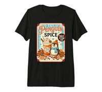 Penguin Spice Pumpkin Spice Latte Coffee Cute Premium T-Shirt