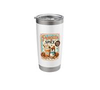 Penguin Spice Pumpkin Spice Latte Coffee Cute Stainless Steel Insulated Tumbler