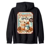 Penguin Spice Pumpkin Spice Latte Coffee Cute Zip Hoodie