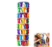 Penguin Stacking Tower Colorful Blocks Easy Remove Interactive Gift For Kids Game Eye Coordination Hand