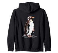Penguin Standing Antarctic Wildlife Nature Bird Zip Hoodie