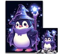 Penguin Star Wizard1000Pc Adults Jigsaw Puzzle Paper Jigsaw Puzzles for Adults Ideal for Family Fun Relaxation 1000 PCS(38x26cm)