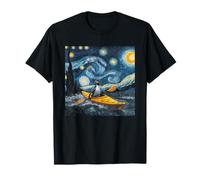 Penguin Starry Night - Funny Van Gogh Painting Penguin T-Shirt
