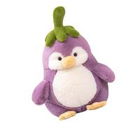Penguin Stuffed Animal Plush - Cute Cartoon Eggplant Soft Toy | 25cm (9.84") Decorative Throw Pillow, Home Decor for Sofa, Chair & Bed, Animal Plush Toy Pillows, Perfect Present for Children