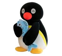 Penguin Stuffed Animal - Squishy Plush Throw Pillow, Soft Hugging Animal Toy Adorable Nursery Room Decor | Cuddly Faux Friend for Kids, Decorative Sofa Cushion