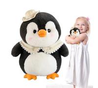 Penguin Stuffed Plush, Plush Fuzzy Plush | Penguin Kids Farmed Animals | Cute Soft Sleeping Companion for Christmas Holidays