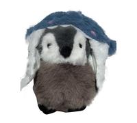 Penguin Stuffed Toy - Small Plush Toy Touch Fabric Penguin with Craft Construction, Adorable Cartoon Style | Beautiful Decorative Companion for Bedroom, Children's Room, Office