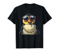 Penguin Sunglasses, Cool Funny Rebel Boss Hip Penguin Face T-Shirt