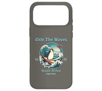 Penguin Surfing Waves South Africa Cape Cod Surfs Up Fun Case for iPhone 17 Pro Max