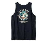 Penguin Surfing Waves South Africa Cape Cod Surfs Up Fun Tank Top