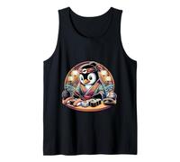 Penguin Sushi Master Art Japan Tank Top