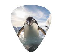 Penguin swimming Patterned guitar picks - (thin/medium/thick) free to choose, suitable for all kinds of string instruments,