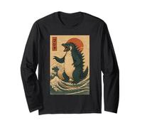 Penguin The Great Wave off Kanagawa Long Sleeve T-Shirt