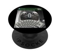 Penguin There Is Motion At Your Front Door Bird Silly PopSockets Adhesive PopGrip