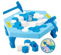 Penguin Trap Interactive Game, Family Board Game with Hammer for Kids, Ice Breaker Ice Pick Game for Family Party, Skill and Reaction Game