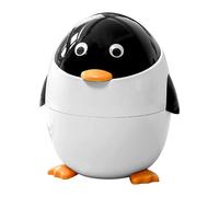 Penguin Trash Can, Animal Waste Bin, Car Garbage Can 31x28x35cm/12.2x11.02x13.78 Inches Compact And Space-saving/Lightweight And Portable For Home Bedroom Under Desk Tabletop