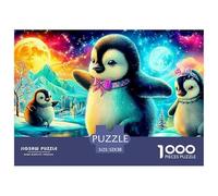 Penguin TrioEpic 1000-Piece Jigsaw Puzzles for Adults The Pinnacle of Impossible, Hard, Difficult Challenging Puzzle Educational Games - These Represent The Apex Gift Jigsaw Puzzles for Adults And Ki