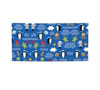 Penguin Turtle Print Banner Party Backdrops For New Year Graduation Wedding Birthday Party Decor