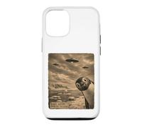 Penguin UFO Field Report Vintage Antarctic Alien Scene Case for iPhone 12/12 Pro