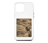 Penguin UFO Field Report Vintage Antarctic Alien Scene Case for iPhone 12 Pro Max