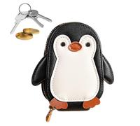 Penguin Wallet Accordion Zipper PU Leather Penguin