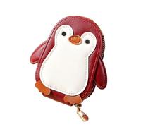 Penguin Wallet PU Leather Penguin Zip Accordion