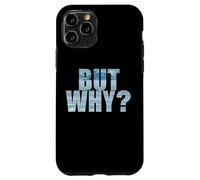 Penguin Wandering Off - But Why Mountains Text Graphic Case for iPhone 11 Pro