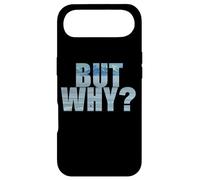 Penguin Wandering Off - But Why Mountains Text Graphic Case for iPhone Air