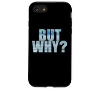 Penguin Wandering Off - But Why Mountains Text Graphic Case for iPhone SE (2020) / 7/8