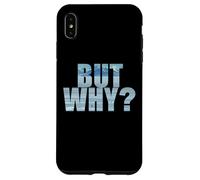 Penguin Wandering Off - But Why Mountains Text Graphic Case for iPhone XS Max