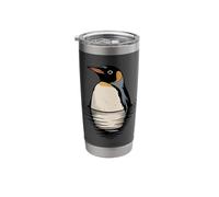 Penguin Water Reflection Lake Stainless Steel Insulated Tumbler