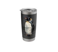Penguin Water Reflection Lake Stainless Steel Insulated Tumbler