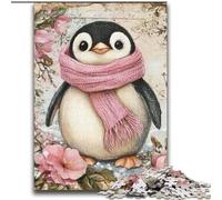 Penguin Wearing A Scarf JigsawPuzzle 2000 Pieces for Teenagers, Challenging Game Gifts for Is Ideal As A Gift for The Whole Family (70x100cm)
