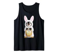 Penguin Wearing Easter Bunny Funny Cute Costume Tank Top