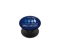 Penguin Winter I'm Cold But I'm Being Really Brave About It PopSockets Adhesive PopGrip
