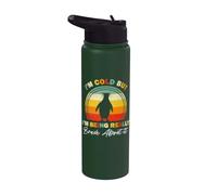 Penguin Winter I'm Cold But I'm Being Really Brave About It Stainless Steel Insulated Water Bottle