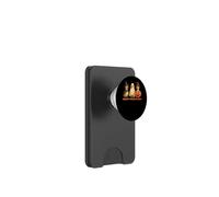 Penguin Witch Ghost Pumpkin Trio Halloween Fun PopSockets PopWallet for MagSafe
