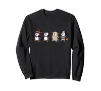 Penguin Witch Vampire Ghost Halloween Kids Mens Womens Sweatshirt