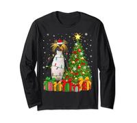 Penguin Xmas Tree Lighting Santa Penguin Christmas Long Sleeve T-Shirt