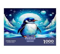 Penguin1000Pieces JigsawPuzzlesAnimal Penguin ForAdult Colourful Brainteasing Age12+byth EducationalGame Uncover The Puzzle 70x50cm/1000pcs