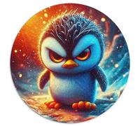 PenguinJigsaw Puzzle 1000 Pieces for Adults Kids Round AngerCreative Challenging Puzzle Toy1000pcs (67.5x67.5cm)