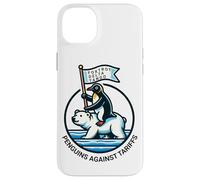 Penguins Against Tariffs Foxtrot Delta Tango Case for iPhone 14 Plus