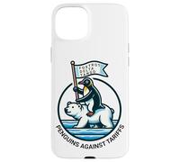 Penguins Against Tariffs Foxtrot Delta Tango Case for iPhone 15 Plus