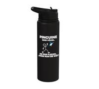Penguins are Birds that only Fly When You Throw Them Stainless Steel Insulated Water Bottle