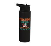 Penguins are Birds that only Fly When You Throw Them Stainless Steel Insulated Water Bottle