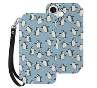 Penguins Atlantic Compatible with iPhone 16 Wallet Phone Case Mobile Phone Cover with Card Holder