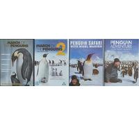 PENGUINS COMPLETE 1-4 COLLECTION 1. MARCH OF THE PENGUINS / 2. PART 2 - THE NEXT STEP / 3. PENGUIN SAFARI WITH NIGEL MARVEN / 4. PENGUIN ADVENTURE = ULTIMATE 4x DVD SET