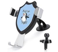 Penguins Fight Or Flight Car Phone Holder Rotatable Mount Dashboard Windshield Air Vent Accessories