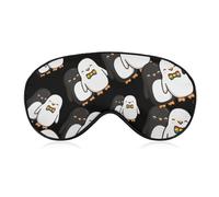 Penguins Gay Couple Blackout Sleep Mask for Side Sleeper Soft Covers for Travel Essentials Nap