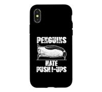 Penguins Hate Push-ups Funny Case for iPhone X/XS
